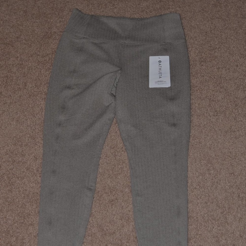 Athleta Herringbone Delancey tights